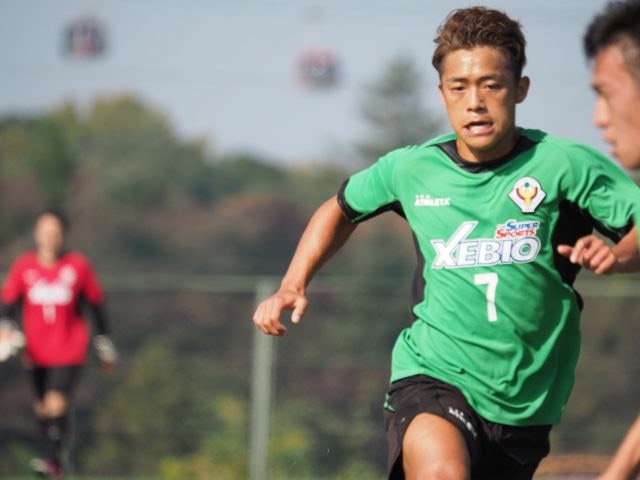 FC町田ゼルビアとのトレーニングマッチ。ドリブルで突破を仕掛け、攻撃陣を牽引した杉本竜士。