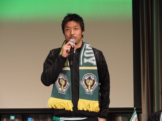 ディフェンスの中心として活躍が期待されるDF永田充。
