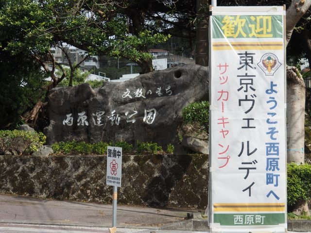 今年もやってまいりました、沖縄・西原運動公園。