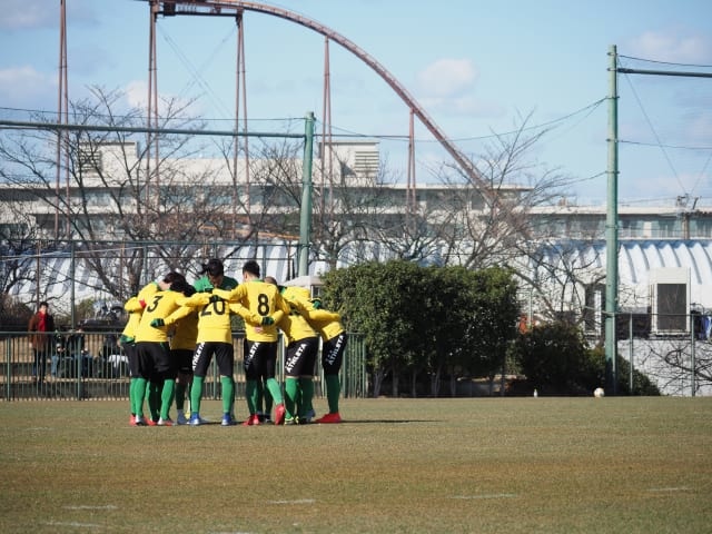 さあ、待ちに待った今季初のトレーニングマッチだ。相手は関東大学サッカーリーグ1部の桐蔭横浜大である。