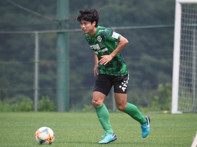 先発のチャンスがめぐってきた永田拓也。古巣横浜FCのサポーターにも元気な姿を見せたい。