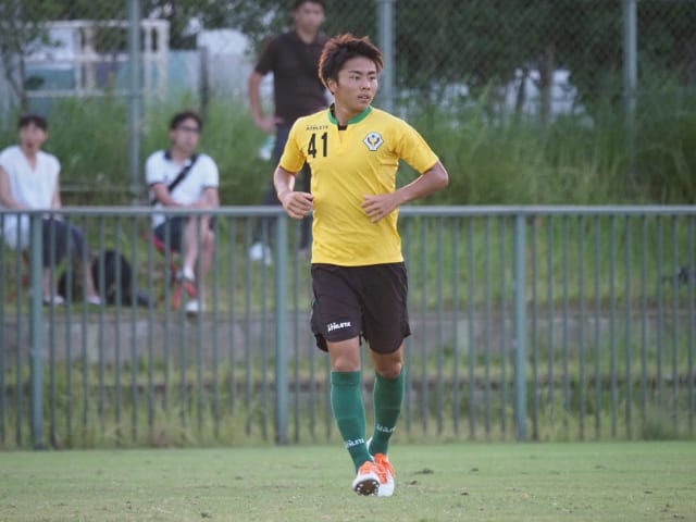 東京Vユースでキャプテンを務める石川拓磨（3年）は51分からピッチに。