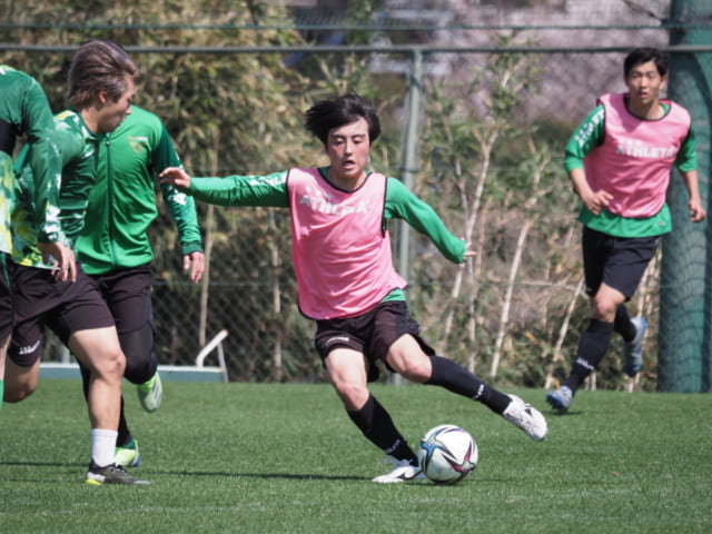 岩崎壮真（東京Vユース新2年）。U-15日本代表。