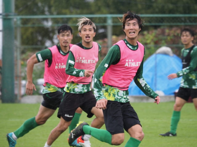 戸島章は前節のファジアーノ岡山戦（1‐2●）、加入後初ゴールを決めた。
