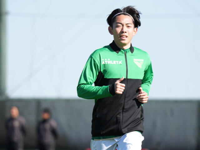 いわきFCから完全移籍で獲得した、サイドアタッカーの永井颯太。