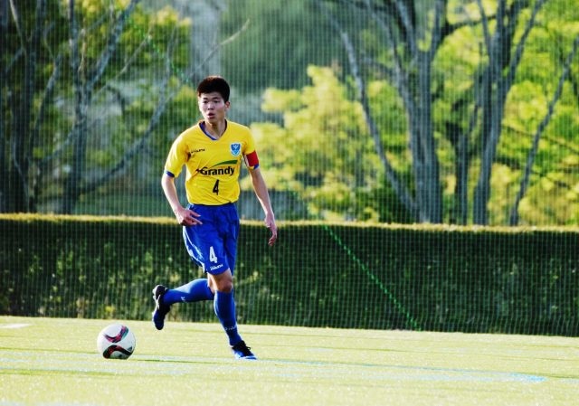 栃木SCユースのキャプテン増渕利樹選手。